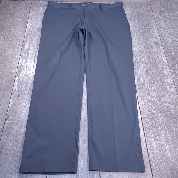 Nike Golf Pants Mens 40x32 Tour Performance Gray Tech Dri Fit Woven Stretch - Picture 2 of 10